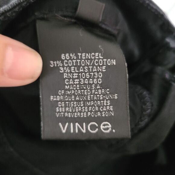 Vince‎ 5 pocket Black Skinny Jeans size 26 - Picture 4 of 6